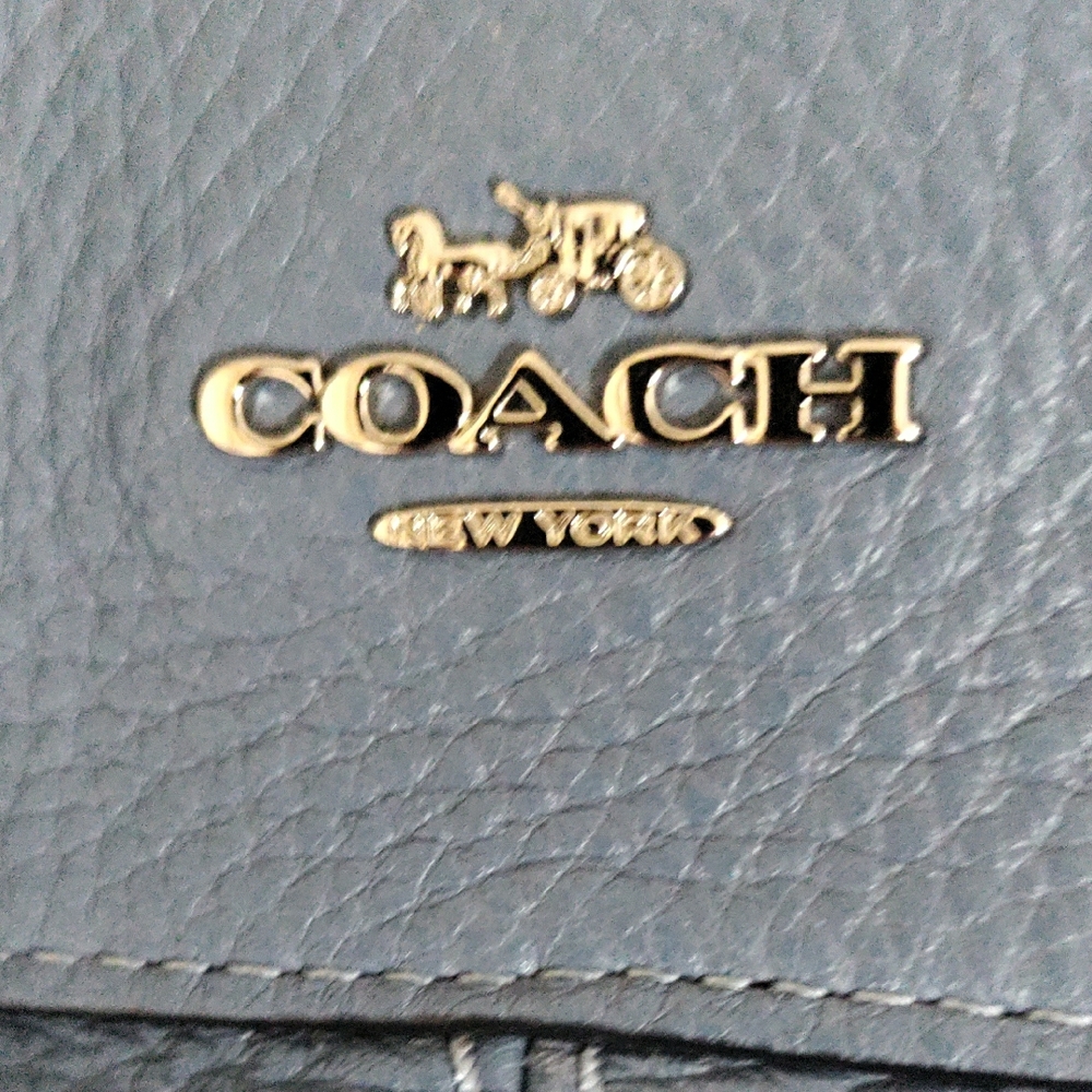 Blue Leather Women's Bag - Picture 2 of 7